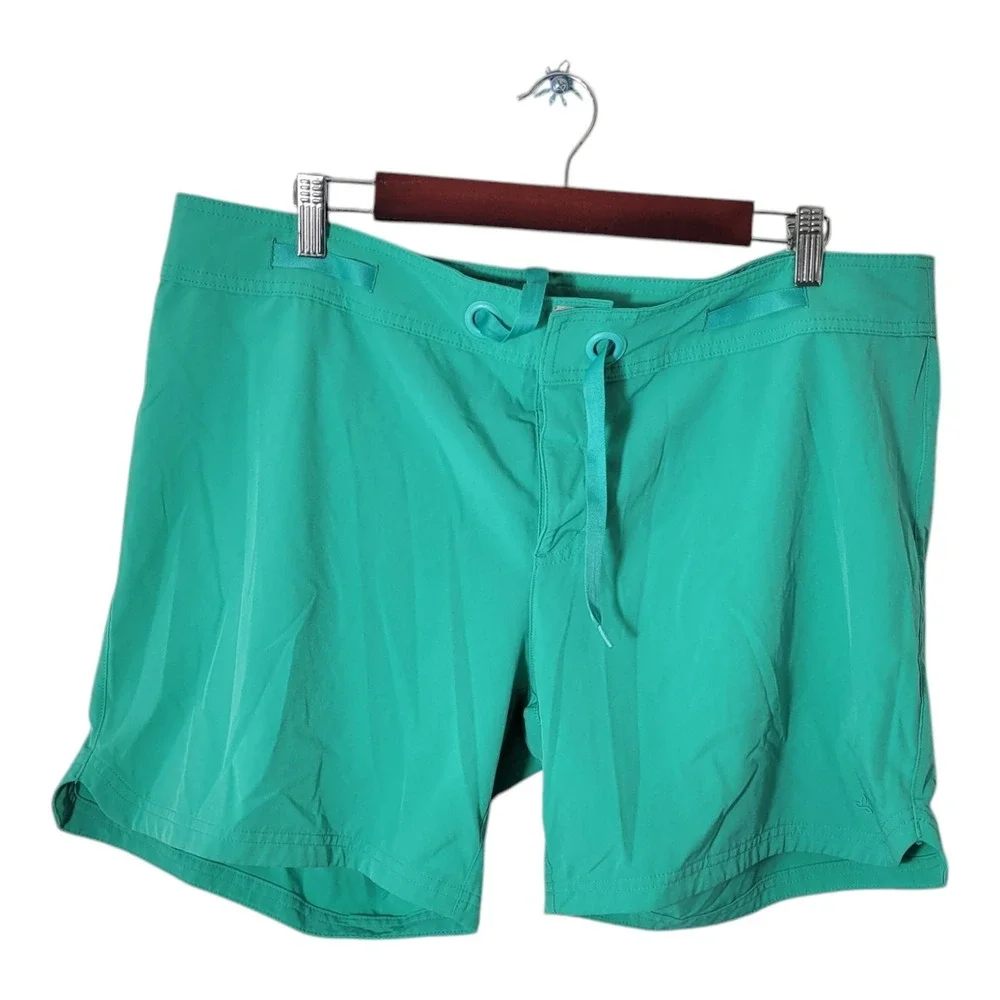 Prana‎ Men's 40x6 Unlined Green Lightweight Board Shorts Swim Trunks